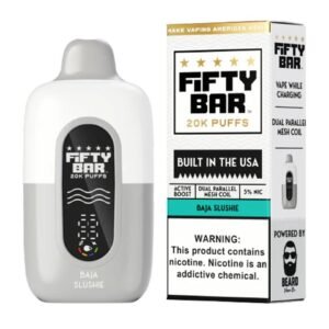 Baja Slushies Fifty Bar V2 20K Puffs Disposable Vape - 5 % NIC