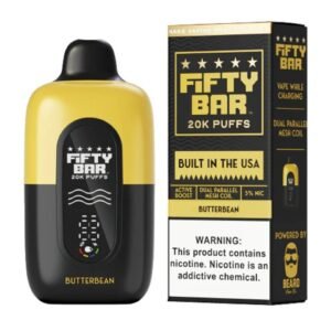 Butterbean Fifty Bar V2 20K Puffs Disposable Vape - 5 % NIC