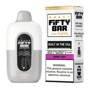Kiberry Chew Fifty Bar V2 20K Puffs Disposable Vape - 5 % NIC