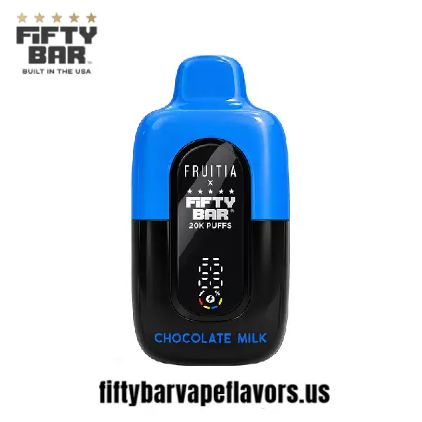 Chocolate Milk Fruitia X Fifty Bar 20,000 Puffs Disposable Vape 2 Chocolate Milk Fruitia X Fifty Bar 20,000 Puffs Disposable Vape - Image 2