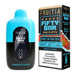 Hawaii’n Punch Fruitia X Fifty Bar 20,000 Puffs Disposable Vape