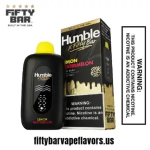 Lemon Watermelon Humble X Fifty Bar 20000 Puffs Disposable