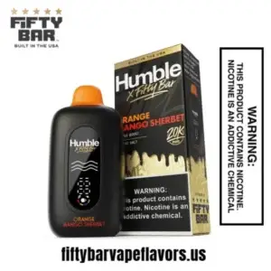 Orange Mango Sherbet Humble X Fifty Bar 20000 Puffs Disposable