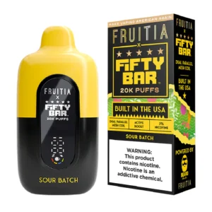 Sour Batch Fruitia X Fifty Bar 20,000 Puffs Disposable Vape