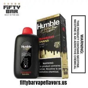 Strawberry Banana Humble X Fifty Bar 20000 Puffs Disposable