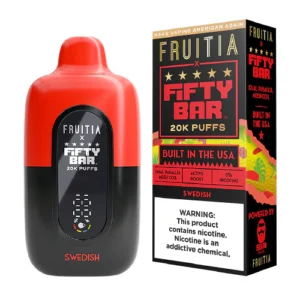 Swedish Fish Fruitia X Fifty Bar 20,000 Puffs Disposable Vape