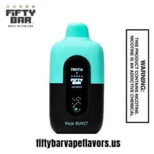 Baja Burst Fruitia X Fifty Bar 20,000 Puffs Disposable Vape