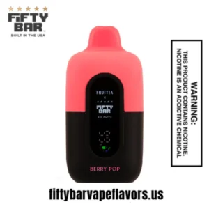 Berry Pop Fruitia X Fifty Bar 20,000 Puffs Disposable Vape
