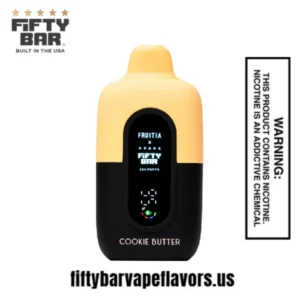 Cookie Butter Fruitia X Fifty Bar 20,000 Puffs Disposable Vape