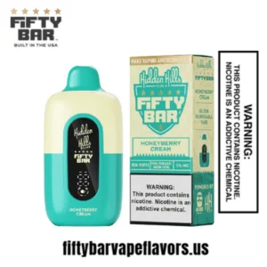 Honeyberry Cream Hidden Hills X Fifty Bar 20K Disposable Vape