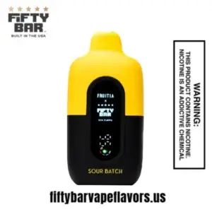 Sour Batch Fruitia X Fifty Bar 20,000 Puffs Disposable Vape