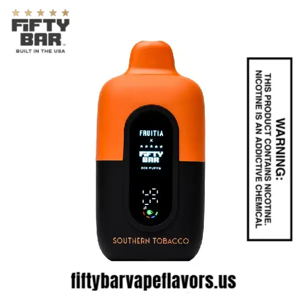 Southern Tobacco Fruitia X Fifty Bar 20,000 Puffs Disposable Vape 1 Southern Tobacco Fruitia X Fifty Bar 20,000 Puffs Disposable Vape
