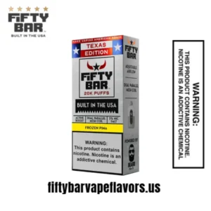 Texas X Fifty Bar Frozen Pina Disposable Vape