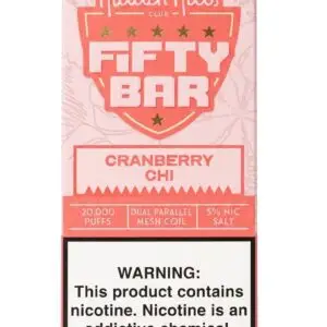 Cranberry Chi Hidden Hills X Fifty Bar