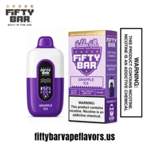 Grapple Ice Hidden Hills X Fifty Bar 20K Disposable Vape