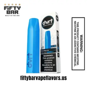 Blue Razz Ice Fifty Bar DVRT 2000