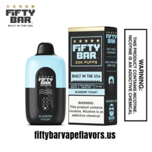 Blueberry Yoghurt Fifty Bar V2 20K Puffs Disposable Vape - 5 % NIC