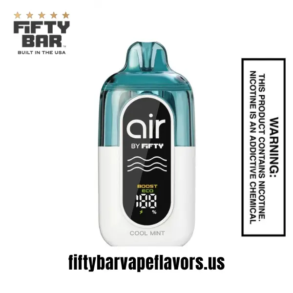Cool Mint Fifty Bar Air 70K Puffs - Disposable Vape 1 Cool Mint Fifty Bar Air 70K