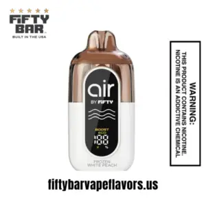 Frozen White Peach Fifty Bar Air 70K